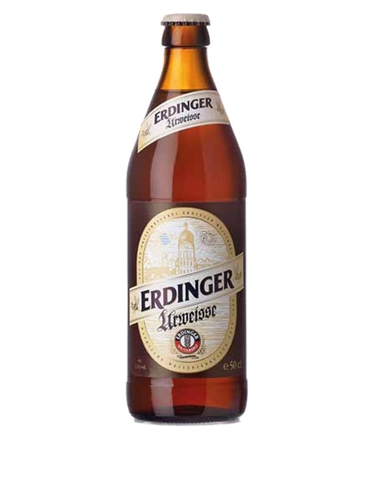 Erdinger Urweisse è la Weiss della tradizione; la sua ricetta si basa
sulla produzione classica della birra di frumento e risale al 1886,
anno di fondazione della storica birreria. La fermentazione nelle
cantine della birreria a temperature ideali le permette di sprigionare
l’aroma fruttato che la contraddistingue. ERDINGER