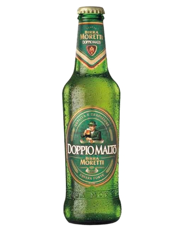 Birra Moretti Doppio Malto è una birra chiara doppio malto ad alta
fermentazione dalle eccezionali caratteristiche organolettiche in
termini di gusto e aroma. In virtù di una ricetta che prevede
l’utilizzo anche di frumento non maltato, Birra Moretti Doppio Malto
si colloca tra le Strong Ale più apprezzate dagli amatori di questo
stile di birra. Come la tradizionale Birra Moretti, Birra Moretti
Doppio Malto è un prodotto genuino e autentico, i cui ingredienti
sono accuratamente selezionati per garantire una birra di qualità,
dal sapore unico e inconfondibile. Pur avendo un’alta gradazione
alcolica (7% vol), è un prodotto facilmente bevibile e gradevole. Per
le sue caratteristiche originali, risulta essere un prodotto con un
alto profilo qualitativo e con un’immagine assolutamente distintiva.
Birra Moretti Doppio Malto si rivolge ad un pubblico esigente e
sempre attento a ricercare birre di alta qualità, originali e uniche; è
adatta ad occasioni di consumo particolari, fuori pasto, in un contesto
casalingo e conviviale. MORETTI