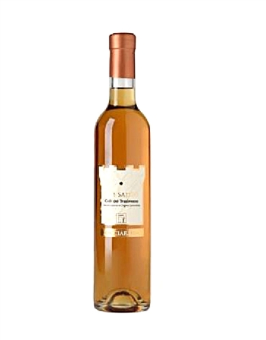 Il colore è ramato. Il profumo è complesso, intenso e persistente, con sentori di frutta secca, miele, mele cotogne, marmellata. Il sapore è dolce, caldo e armonico. PUCCIARELLA