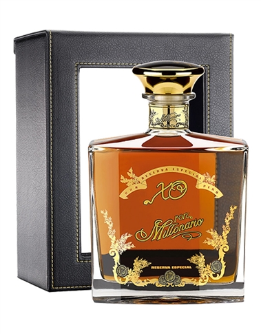 Rum dall'intenso colore  ambrato, quasi mogano, è caratterizzato da un seducente e caramellato profumo tropicale, da sentori di frutta secca con accenni di scatola di sigari, cannella e invitanti aromi di pasticceria. Assolutamente compatto e denso al palato  come suggerisce il suo profumo, ma perfettamente bilanciato.  Profondo, gradevolmente dolce con note complesse di fico e datteri, caramella mou e chiodi di garofano. La sua elegante e vellutata dolcezza, unita al sentore di cioccolato fondente, conquisterà anche i palati femminili. Un'espressione opulenta di un ricercato assemblaggio di vecchi millesimi invecchiati fino a 20 anni. MILLONARIO